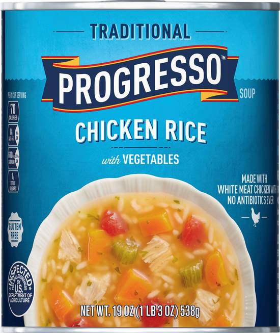 Progresso Chicken Rice Soup With Vegetables