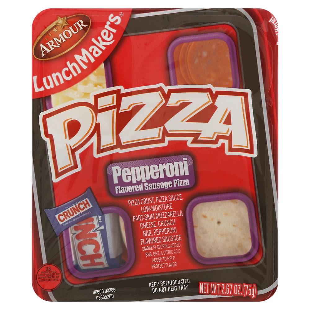 Armour Lunch Makers Pepperoni Pizza With Crunch (2.67 oz)