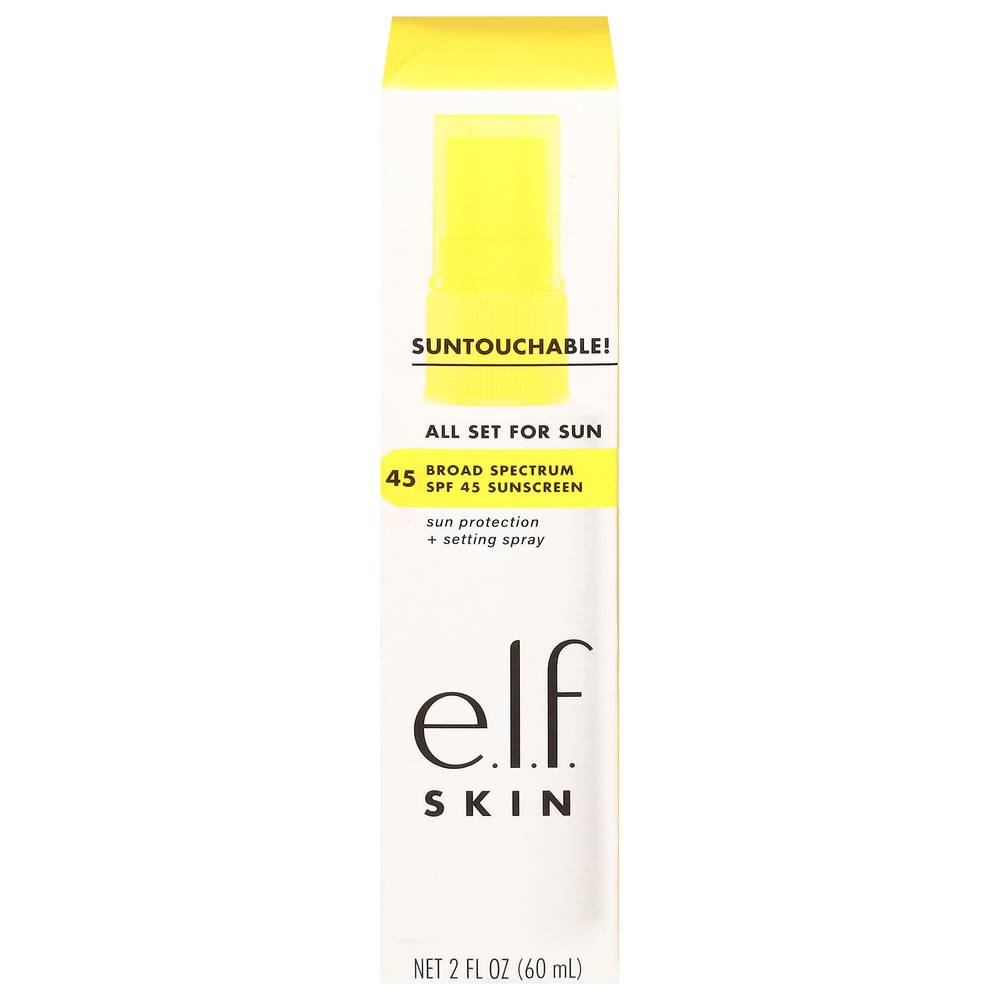 E.l.f. Skin Broad Spectrum Spf 45 Sunscreen