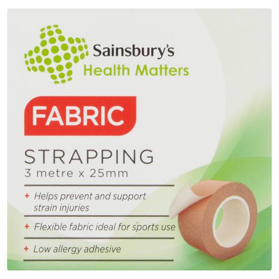 Sainsbury's 3 metre x 25mm, Health Matters Fabric Strapping