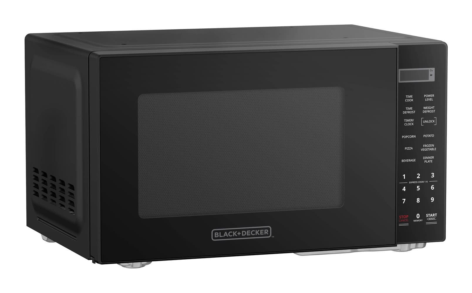 BLACK+DECKER 0.9 cu ft Microwave Black