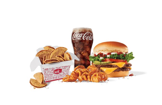 Lunchie Meal with Double Jr. Jumbo Jack® Cheeseburger
