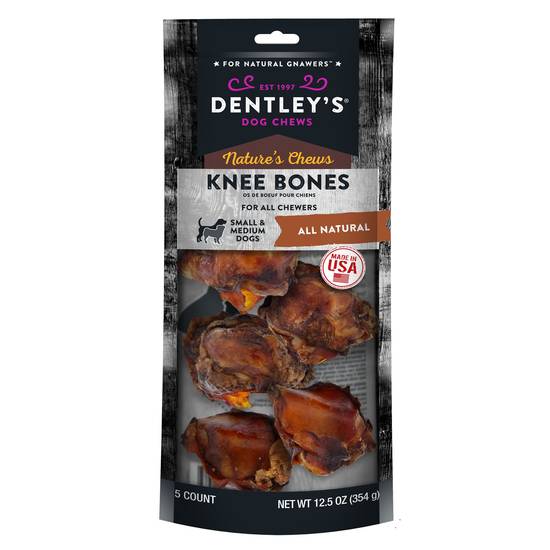 Dentley's Nature's Chews Knee Bone Dog Chew (5 count/none)