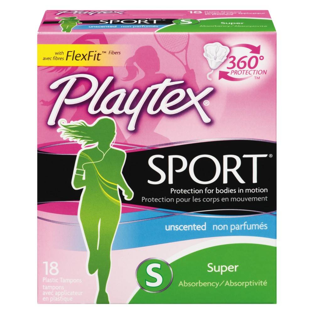 Playtex Sport Tampons Unscented Super (160 g)