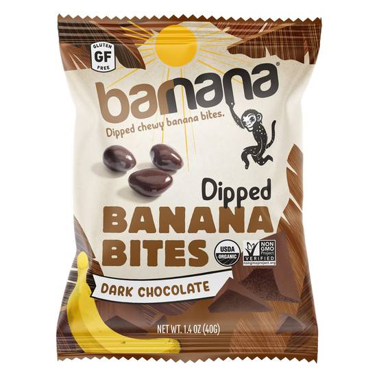 Barnana Dark Chocolate Banana Bites 1.4oz