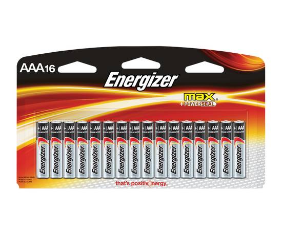 Energizer max aaa piles (16 unités) - max aaa batteries (16 units)
