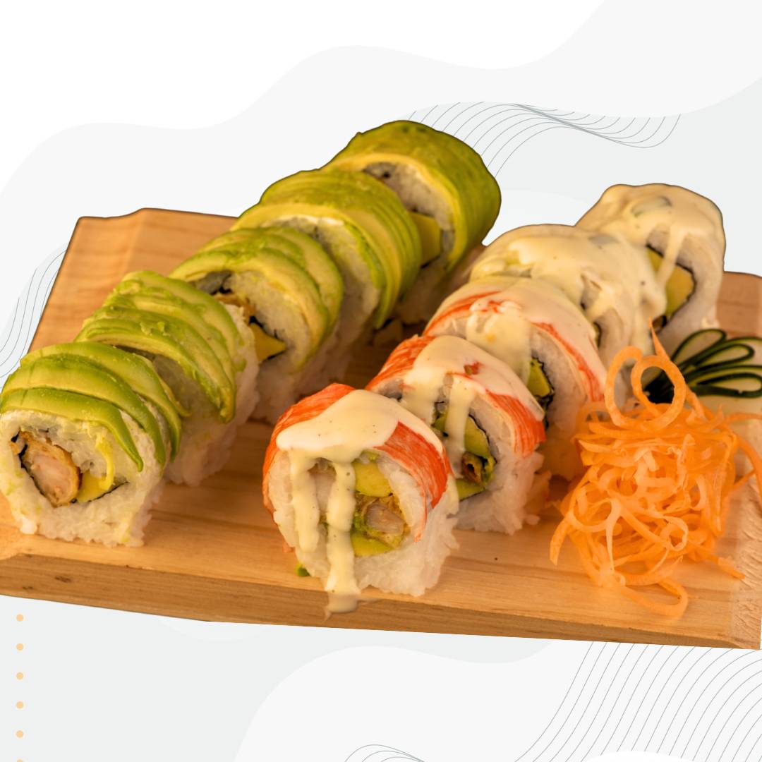 10 Rollos Sushi Gong
