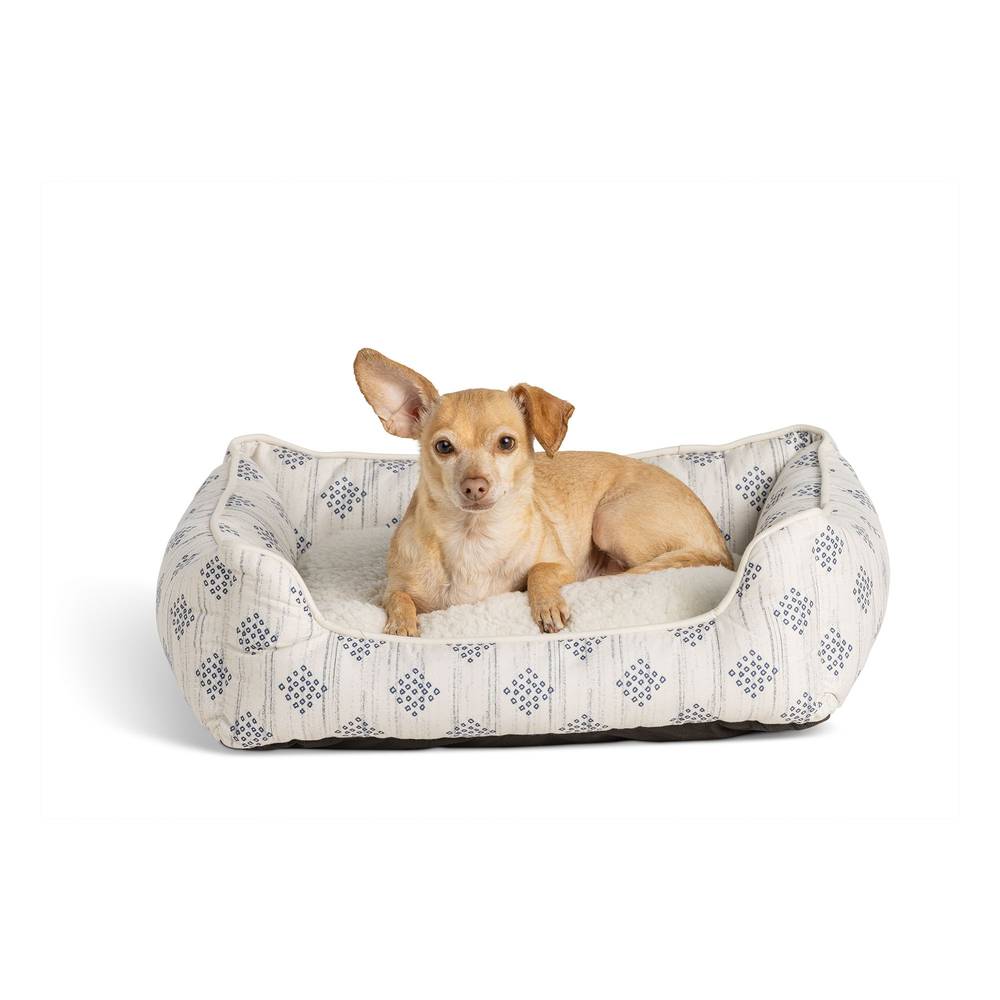 Top Paw Cuddler Dog Bed (22\"L x 18\"w x 6.5\"h/blue)