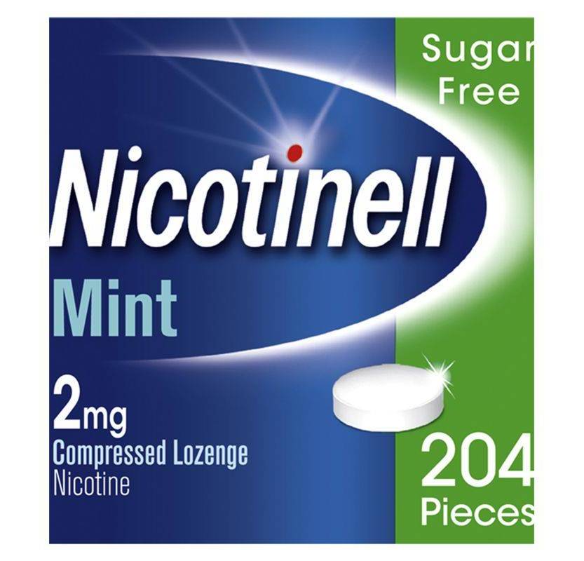 Nicotinell Nicotine Lozenge 2 mg Mint 204 Pieces