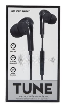 Tune Wired Earbuds With Mic Black