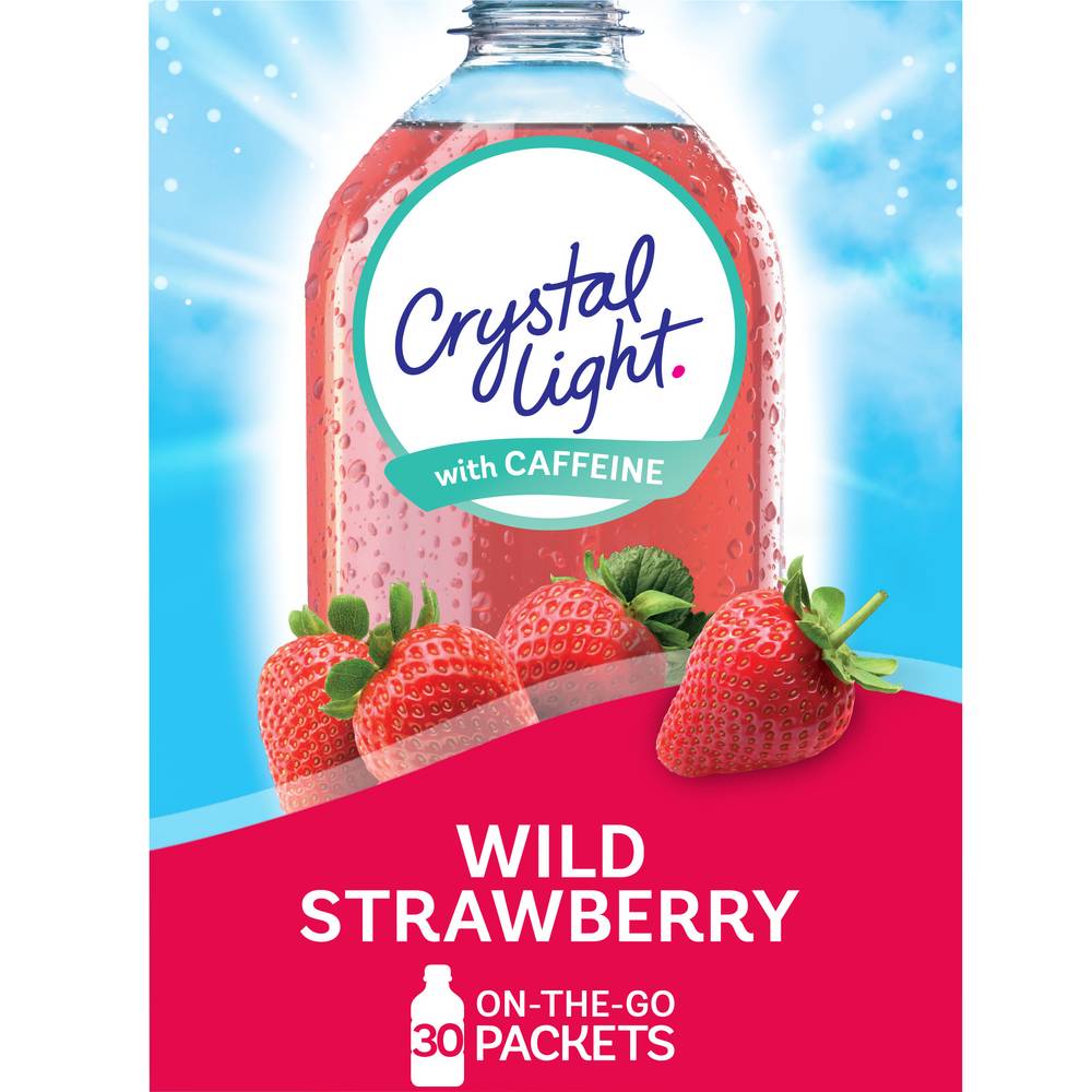 Crystal Light On-The-Go Drink Mix (30 pack, 0.11 oz) (wild strawberry)