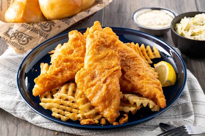 Order Beer-Battered Fish food online from Logan's Roadhouse store, Spring Hill on bringmethat.com