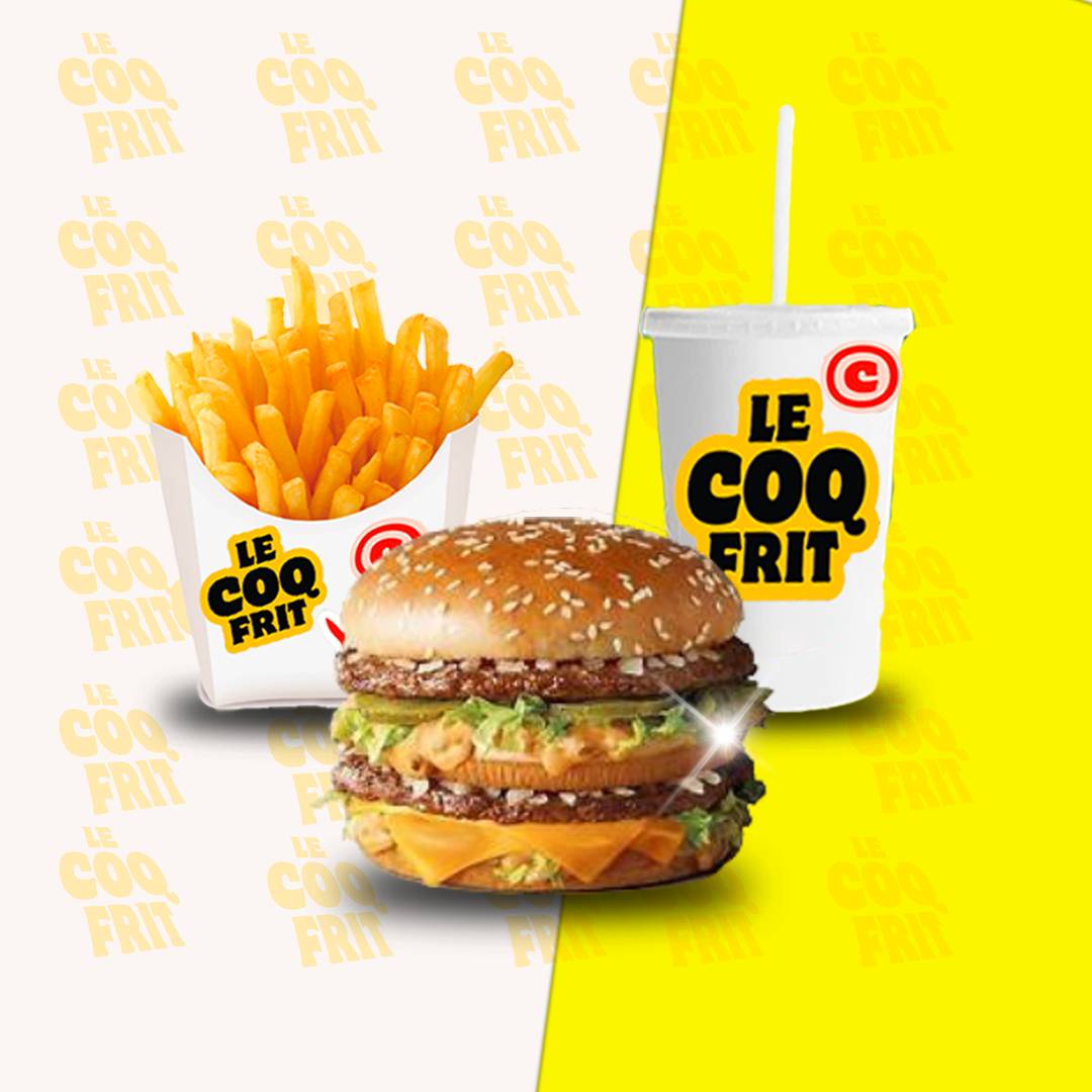 🍔Menu  Big version LE COQ FRIT 🍔