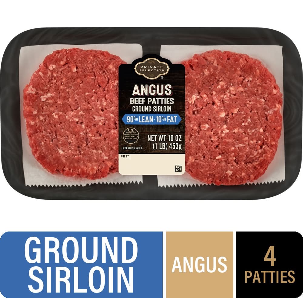 Private Selection® 90/10 Angus Ground Beef Patties