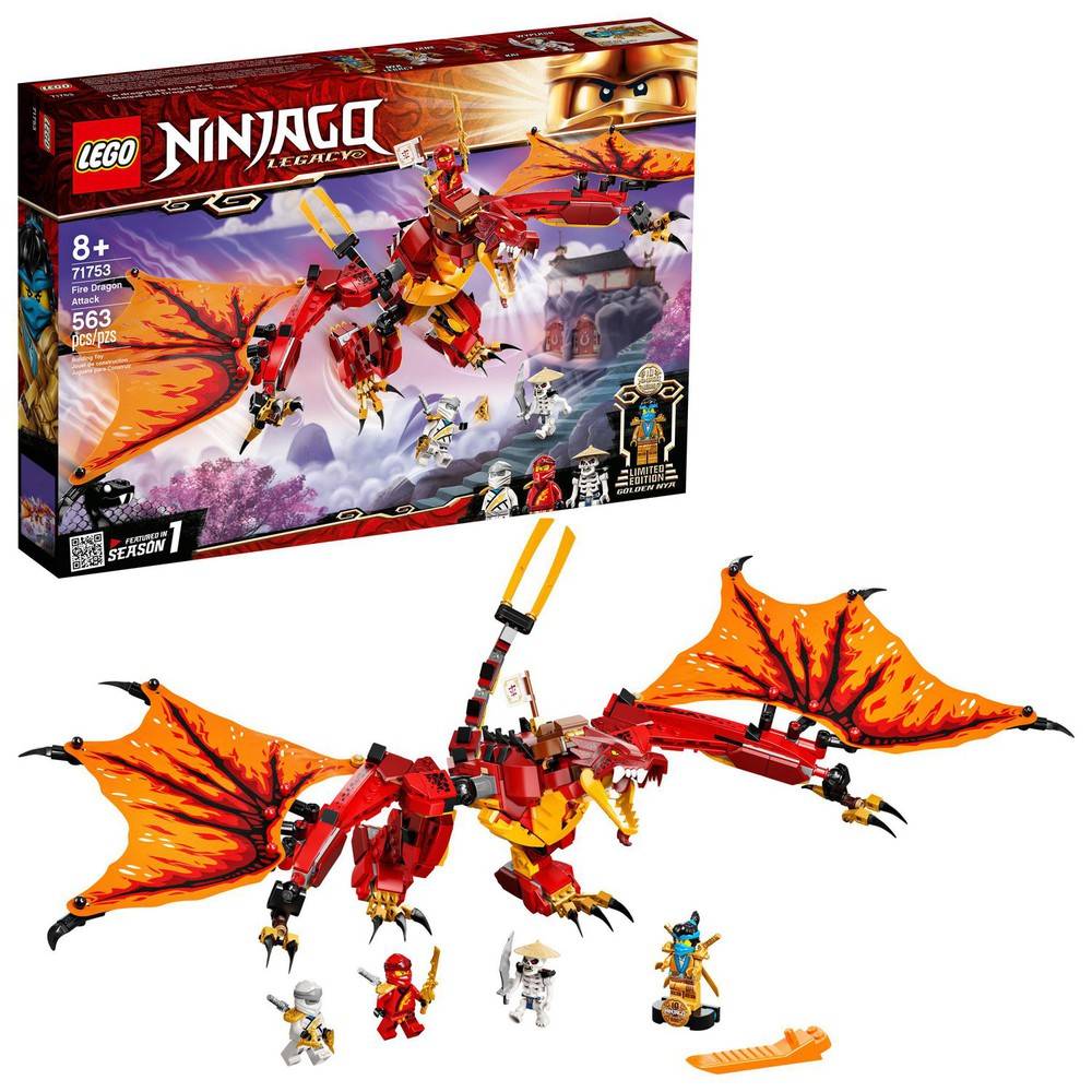 LEGO Ninjago Legacy Fire Dragon Attack 71753 (563 pieces)