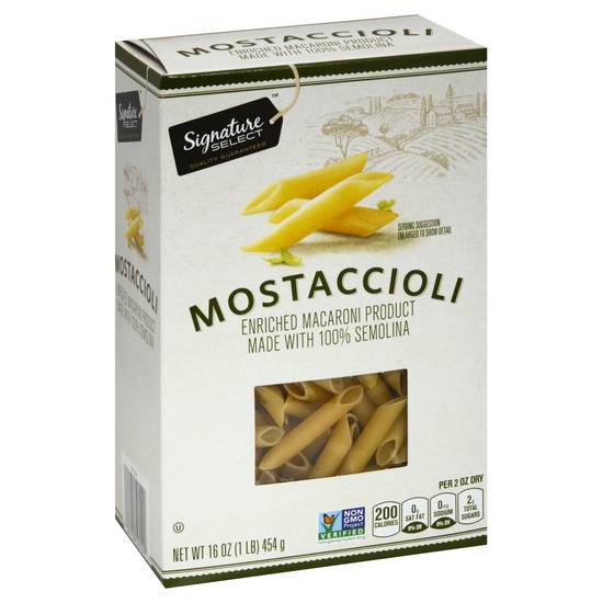 Signature Select Pasta Mostaccioli (16 oz)