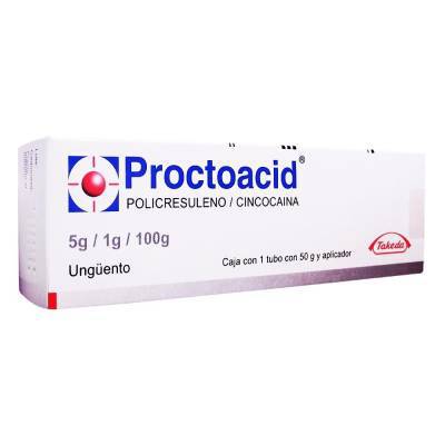 Nycomed proctoacid policresuleno ungüento