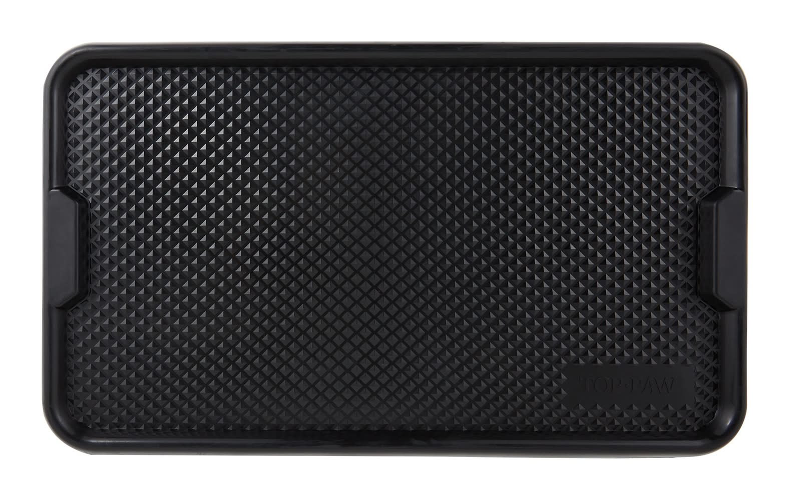 Top Paw® Elevated Pet Feeding Placemat (Color: Black)