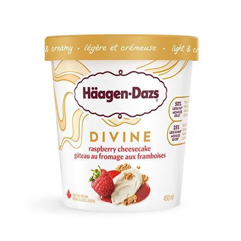 Haagen Daz Divine Raspberry Cheescake 450ml