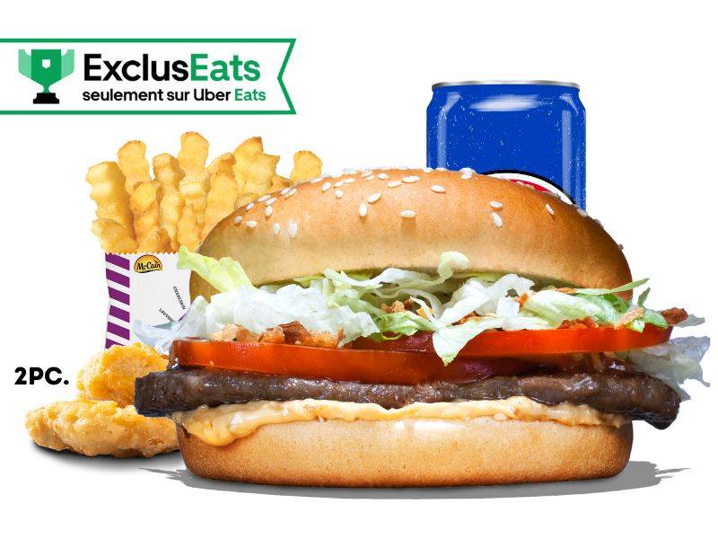 Extreme Beef + 2 Nuggets Menu