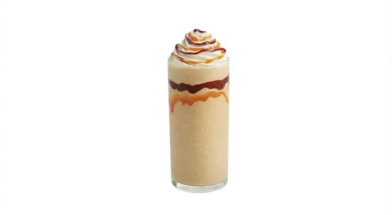 Coffee-Free Caramel Frappé