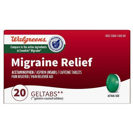 Walgreens Migraine Relief Geltabs (0.9 oz)