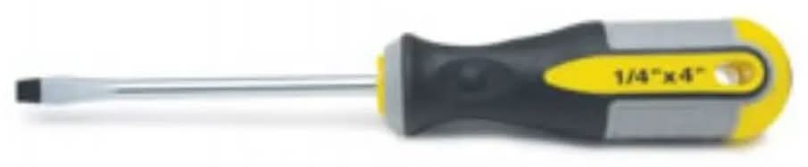 Roadpro 1/4x4 Slotted Magnetic Tip Screwdriver Screwdrivers
