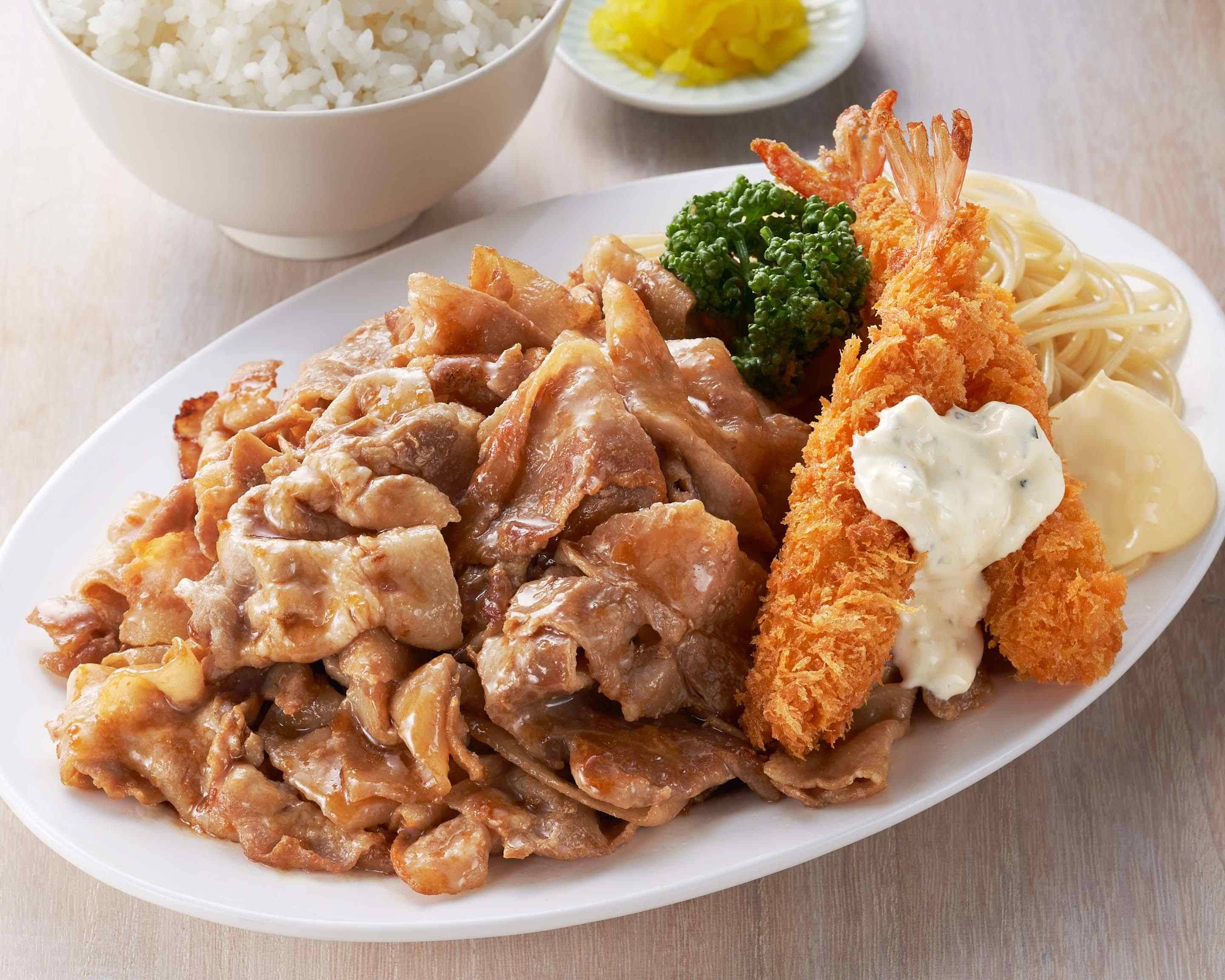 レストラン 食品サンプル 大 3点セット 生姜焼き 焼きそば おはようございます！ 本日の限定は 生姜焼き🍜 本日もよろしく