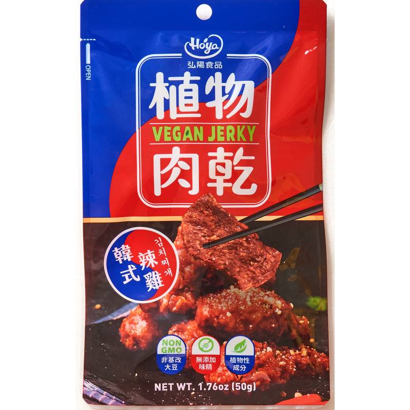 Hoya植物肉乾-韓式辣雞風味 <50g克 x 1 x 1Bag袋>