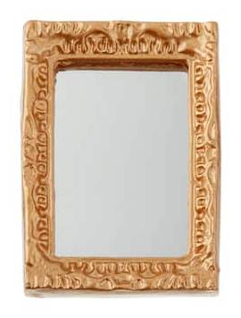 Make Market Mini Rectangle Mirror, 1.875" x 1.375", Gold