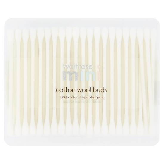 Waitrose Mini Cotton Wool Buds (200 ct)