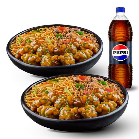 COMBO DUO ORANGE CHICKEN