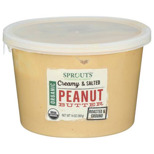 Sprouts Organic Creamy & Salted Peanut Butter