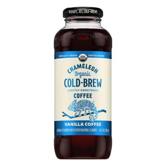 Chameleon Organic Cold-Brew Lightly Sweetened Coffee (10 fl oz) (vanilla)
