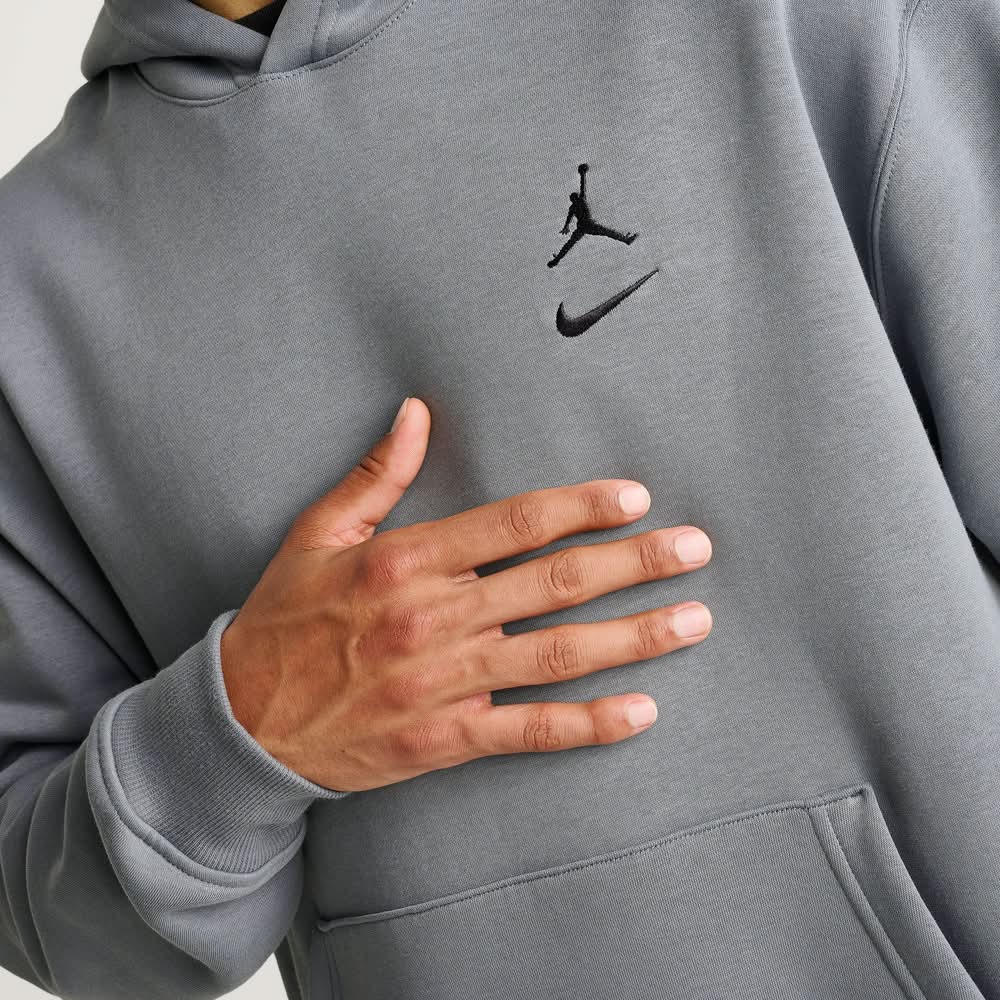 cool grey jordan hoodie