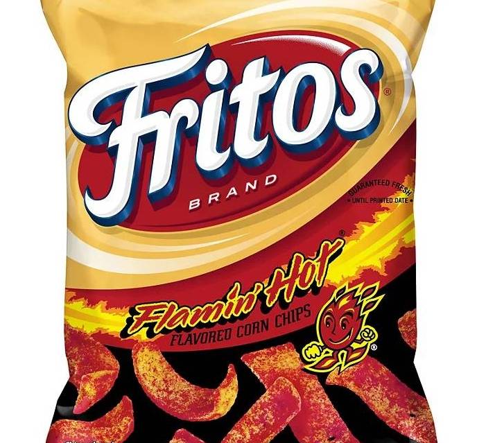 Fritos Flamin Hot Corn Chips 3 1/2oz