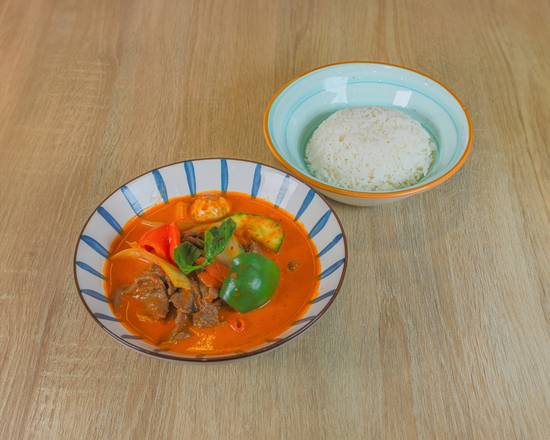 8a. Biff med Röd Curry och Kokosmjölk