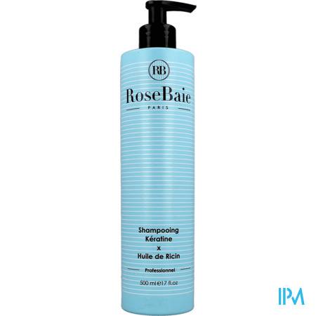 Rosebaie Paris Shampooing Keratine Huile De Ricin 500ml Shampooings - Soins des cheveux