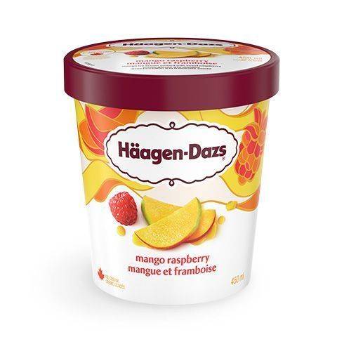 Häagen-Dazs Ice Cream, Raspberry-Mango (450 ml)