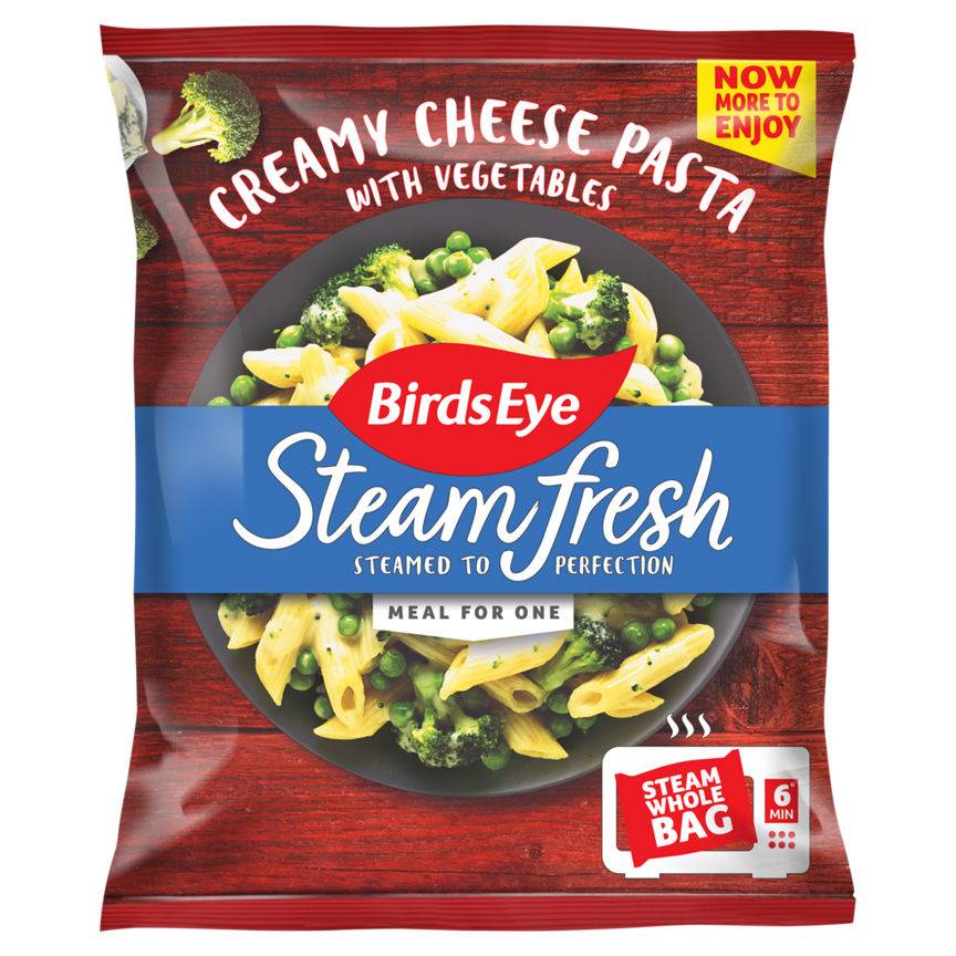 Birds Eye Steamfresh Creamy Cheese Vegetable Pasta Meal (400g)