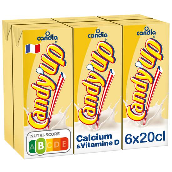 Candia - Candy'up boisson lactée (6 pièces 200 ml) (vanille)