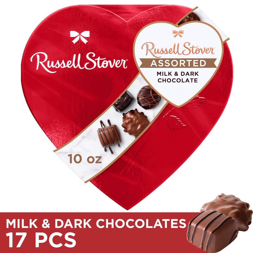 Russell Stover Assorted Milk & Dark Chocolates (10 oz)