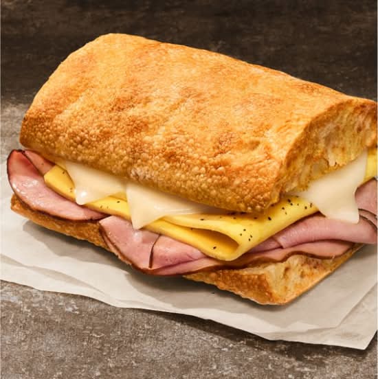 Ciabatta Ham, Egg & Cheese Sandwich