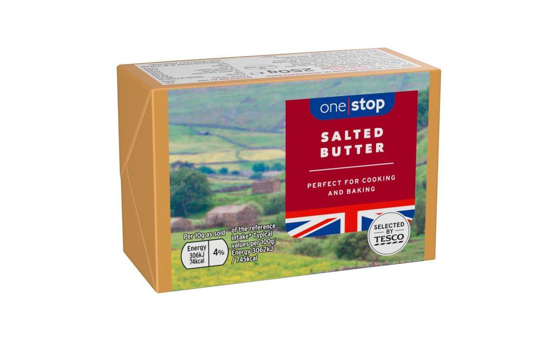 One Stop Salted Butter Block 250g (392849)