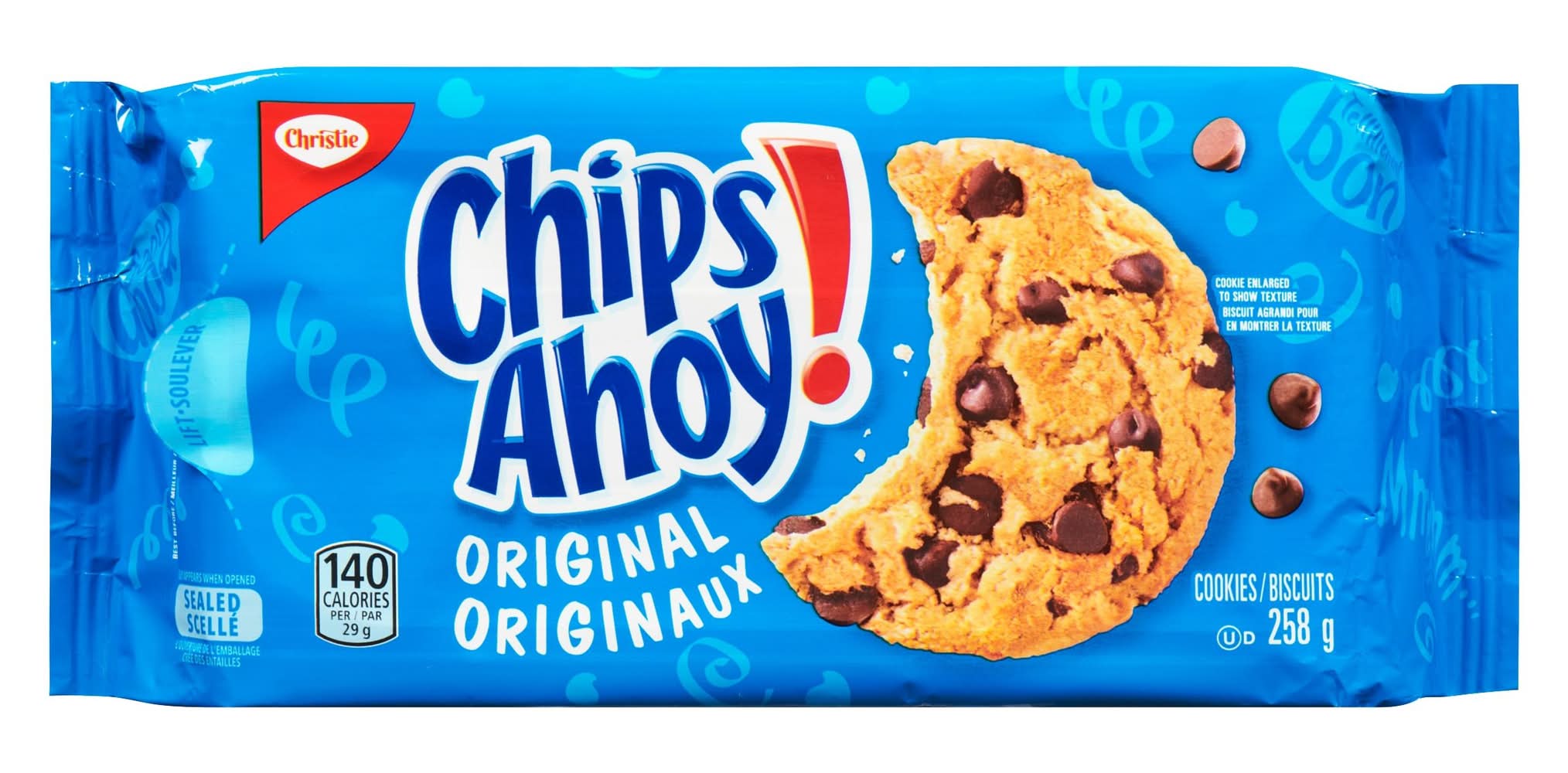 Chips ahoy! cookies originaux aux pépites de chocolat - original chocolate chip cookies