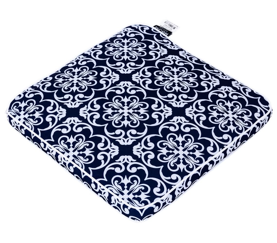 Mojo Navy Moroccan Square Cushion