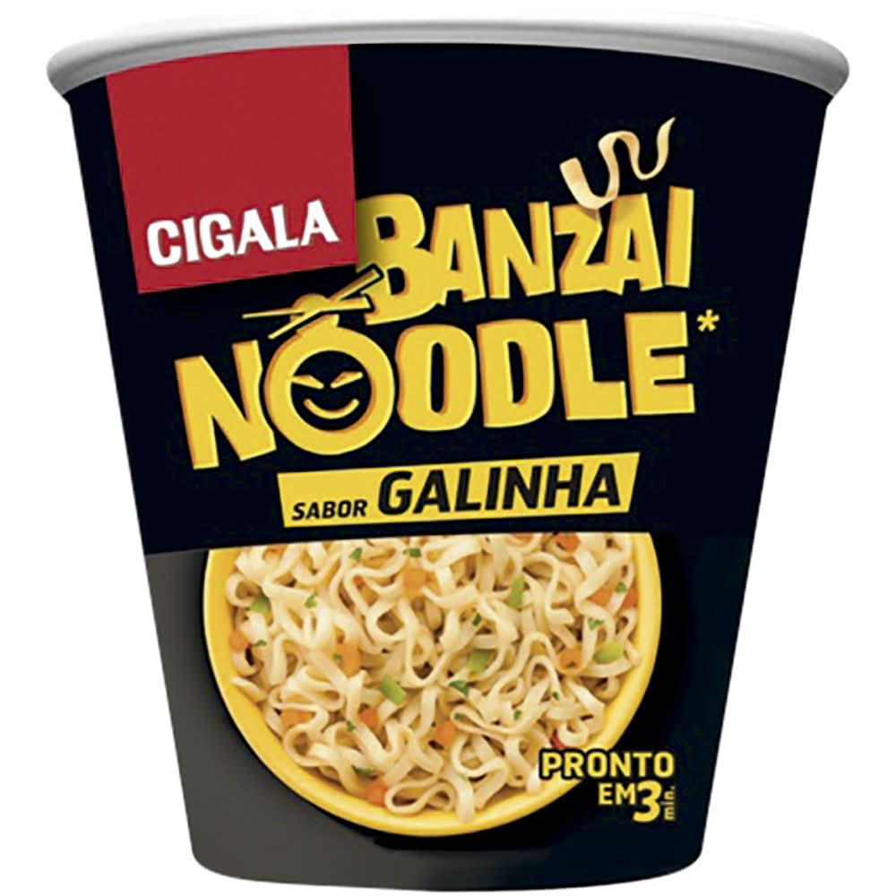 Cigala - Noodle banzai galinha, embalagem de 70g