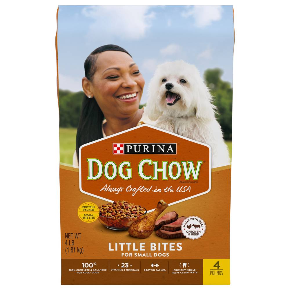 Purina Dog Chow Little Bites With Real Chicken & Beef (4 lbs)