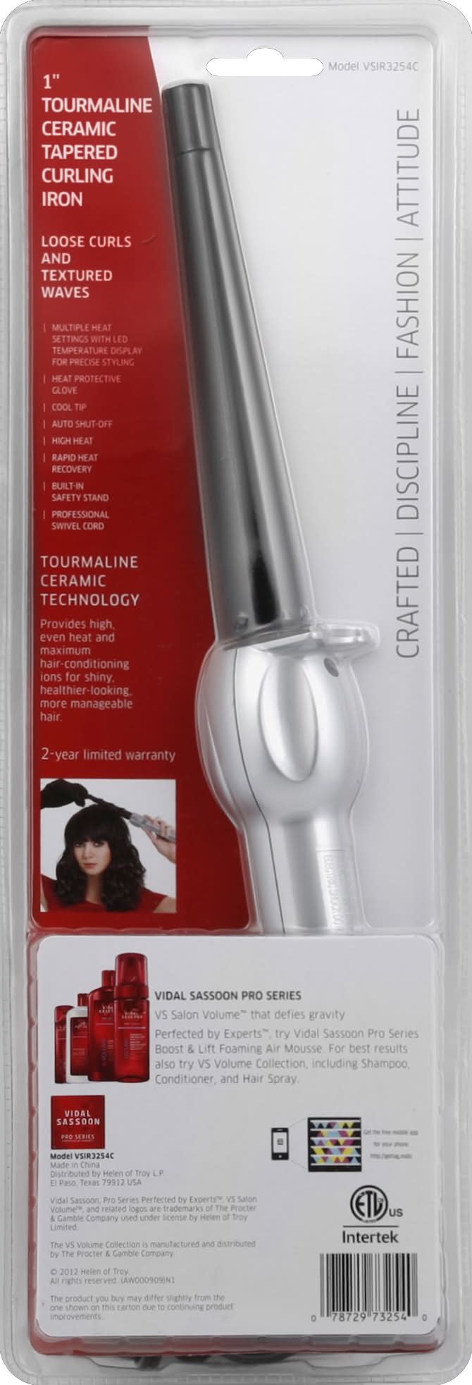 Vidal Sassoon Curling Iron For Hair Delivery Near Me | Order