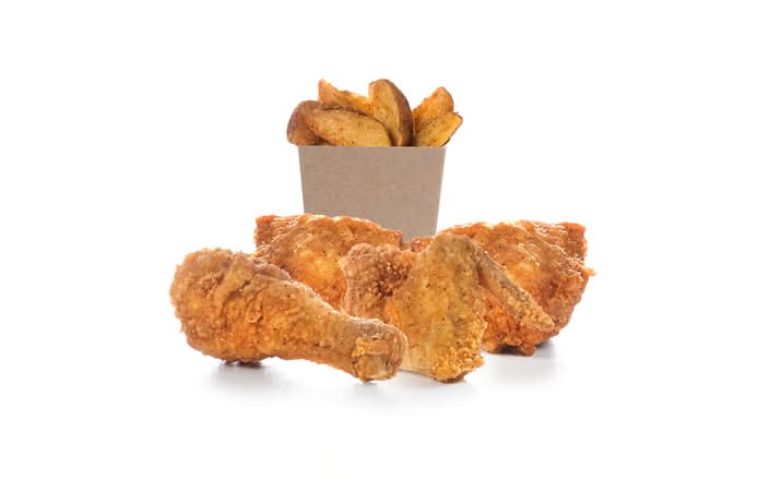 4 Pieces of Chicken with Taters